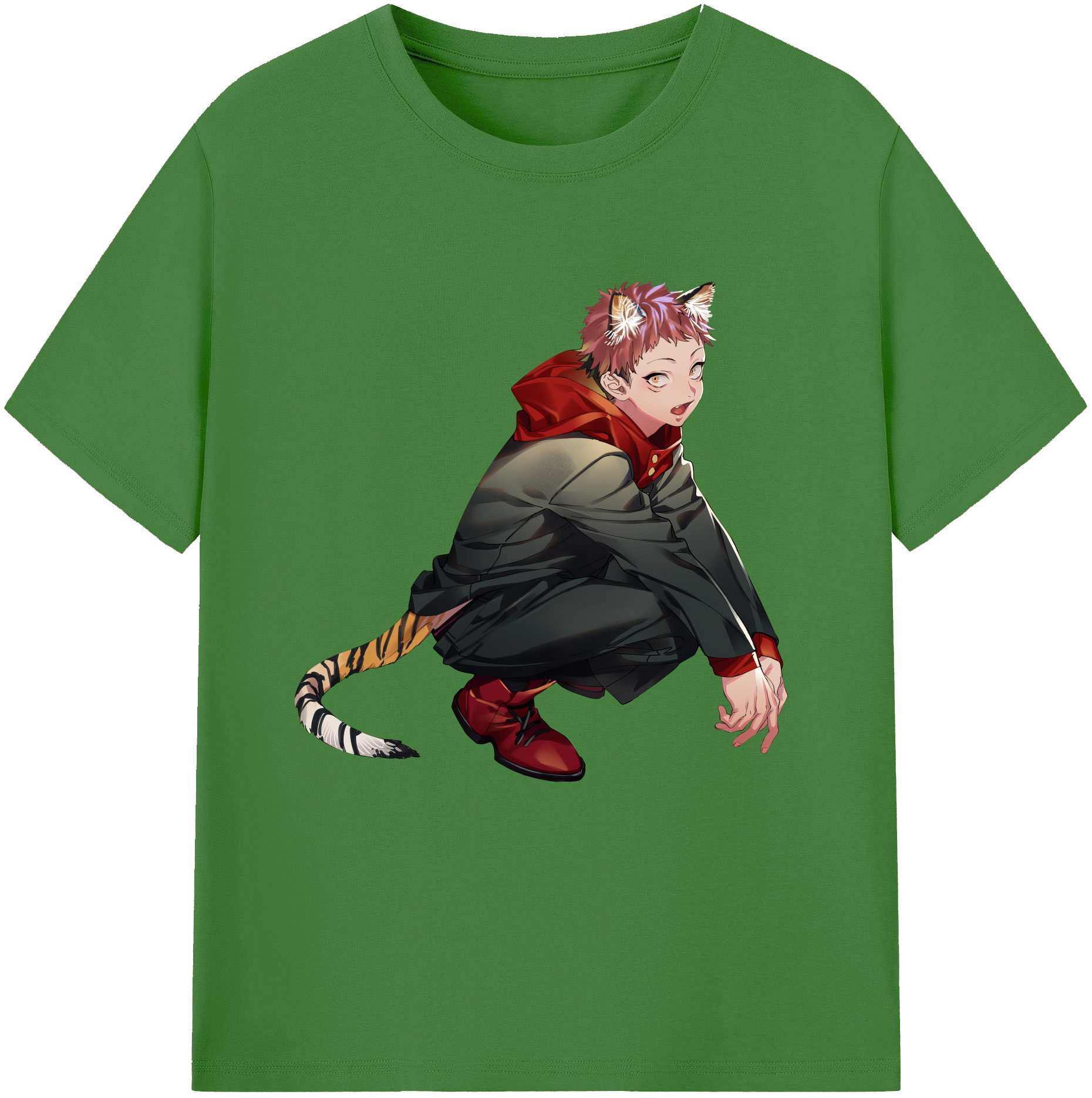 （画像用） 呪術廻戦 Jujutsu Kaisen レディースカジュアルプリントTシャツ（綿100％）